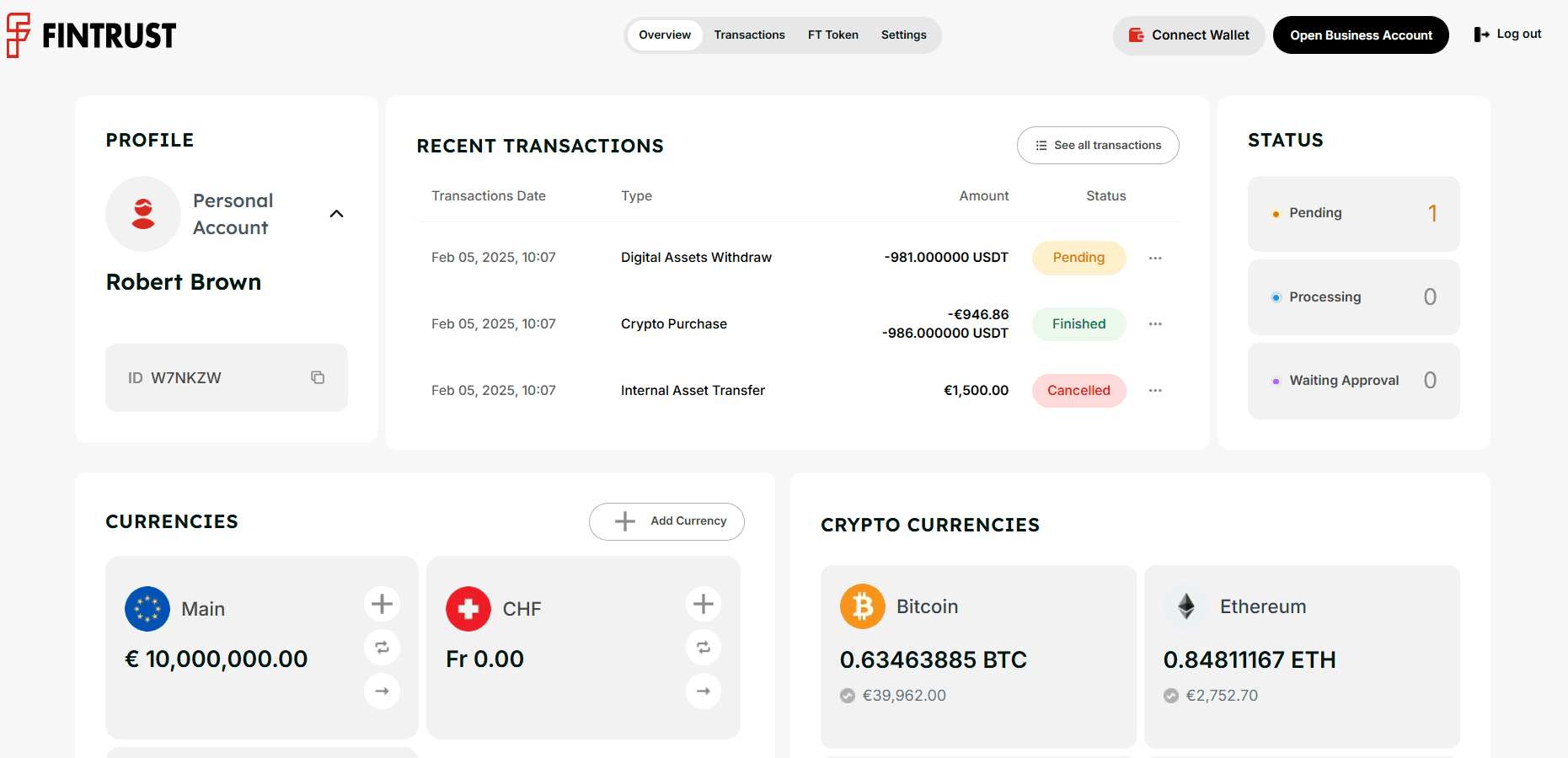 FinTrust ICO - A Solana-Powered Token Sale & Staking Platform screenshot 6
