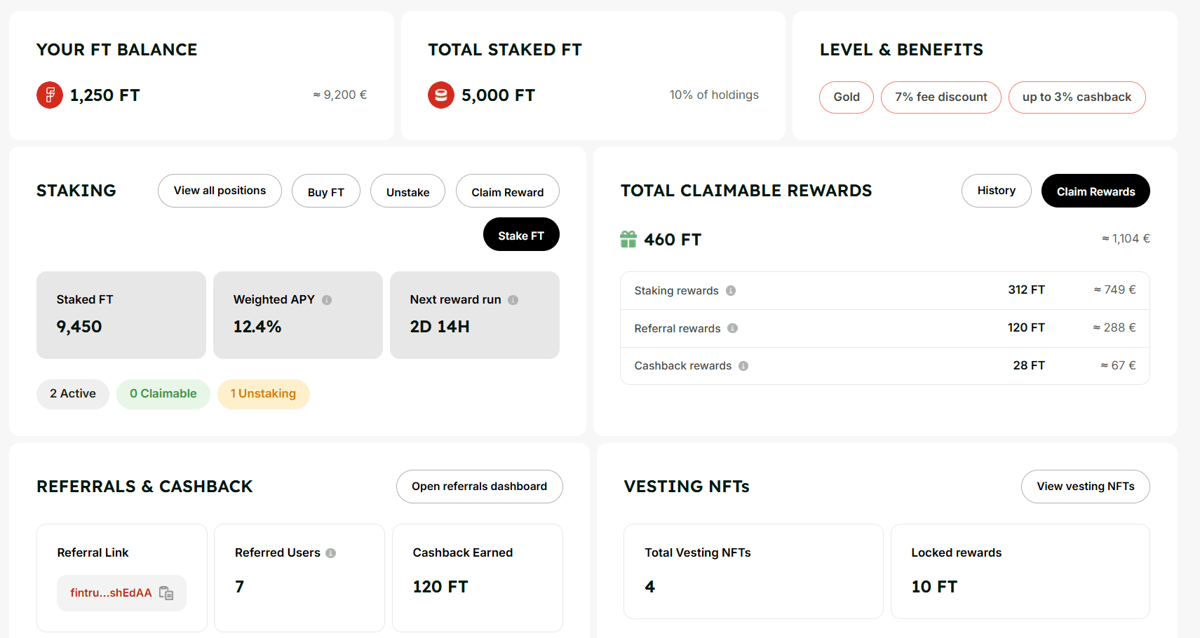 FinTrust ICO - A Solana-Powered Token Sale & Staking Platform screenshot 4