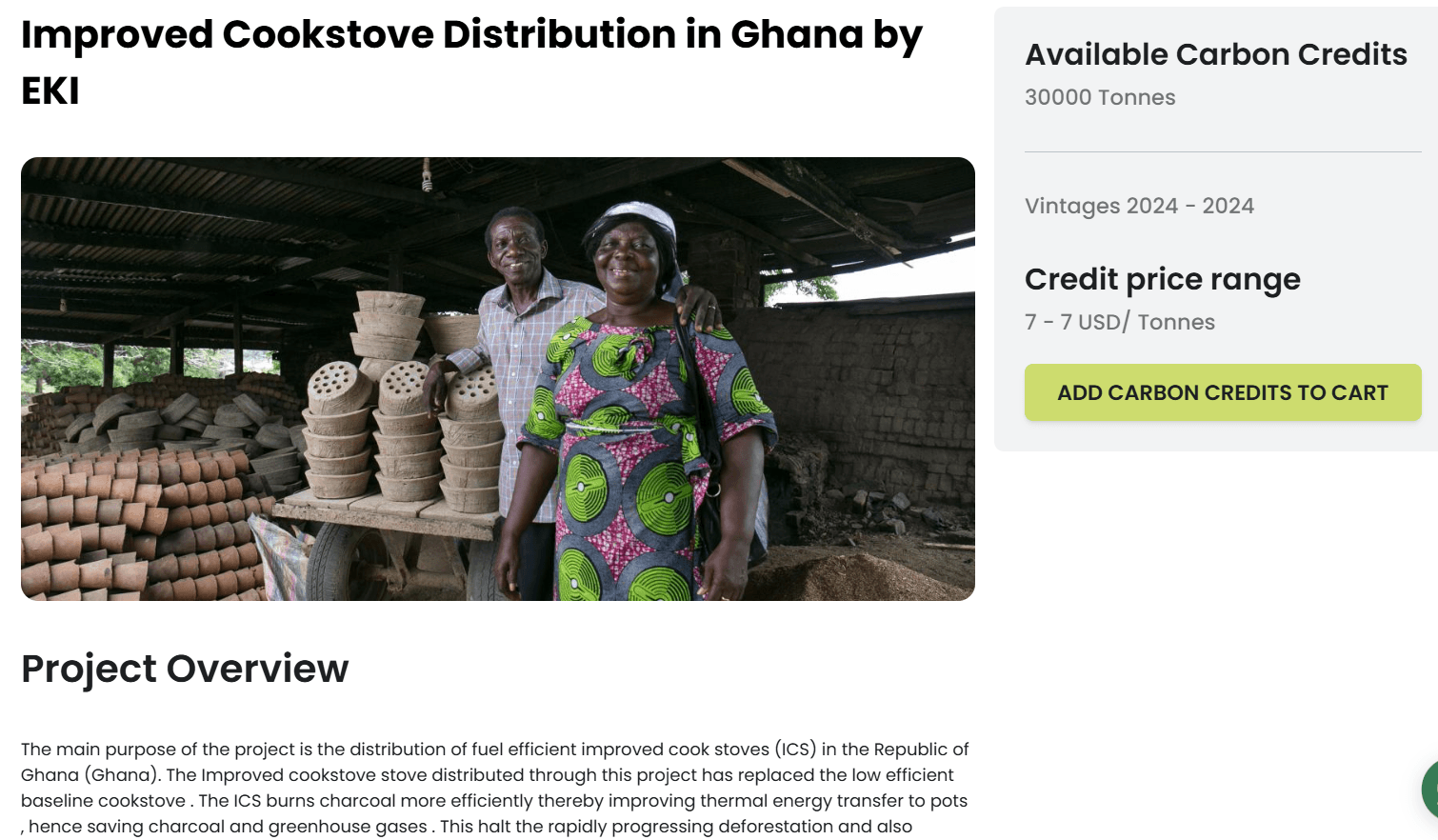 Decentralized Carbon Credit & I-REC Marketplace screenshot 1