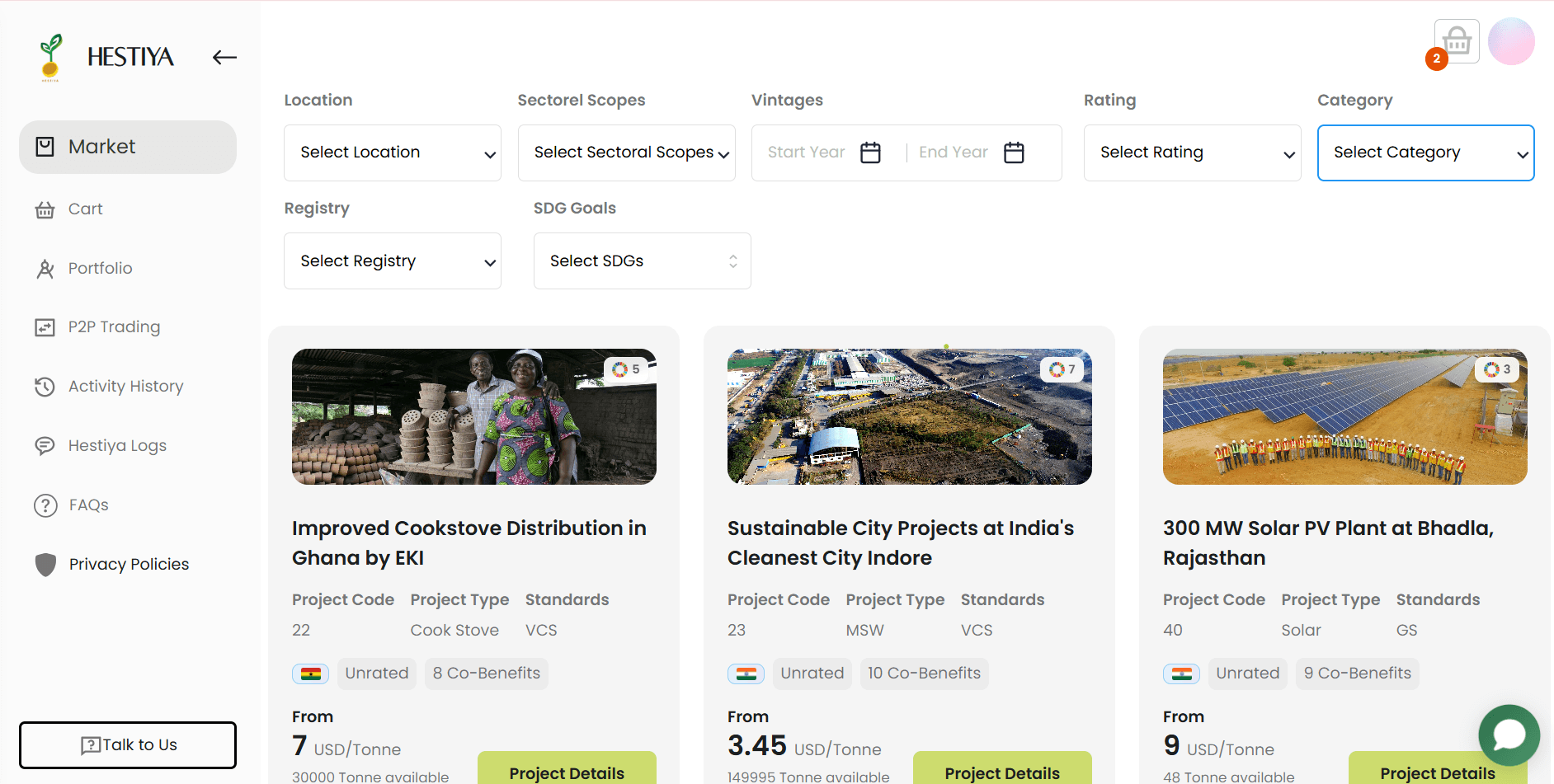 Decentralized Carbon Credit & I-REC Marketplace screenshot 8